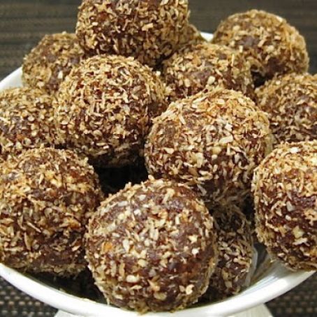 bites - chocolate fruit balls