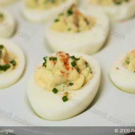 Chive-Tarragon Deviled Eggs