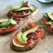 Avocado, Bacon & Tomato Tartines