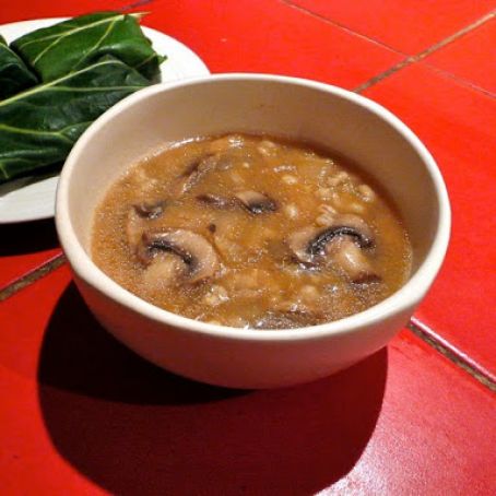 Mushroom Barley Soup