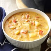 Roasted Pepper Potato Soup Recipe