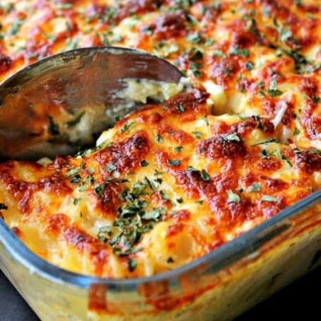 Chicken Alfredo Bake