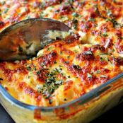 Chicken Alfredo Bake