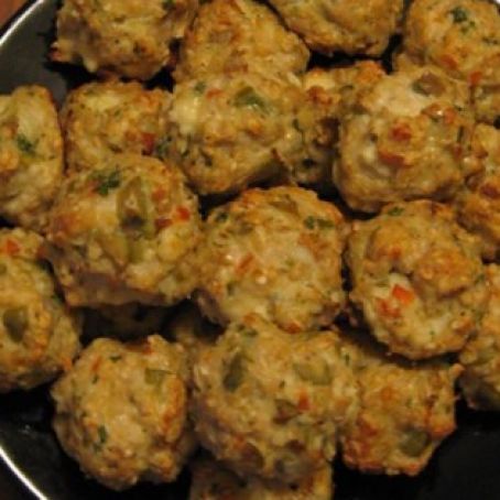 Feta and Olive Meatballs