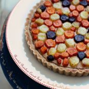 Carrot: Roasted Rainbow Carrot Tart
