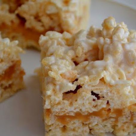 Caramel Rice Krispies Bars