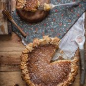 Salted Rose and Honey Pie