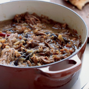 Iraqi Lamb and Eggplant Stew with Pitas