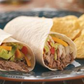 Green Chili Beef Burritos
