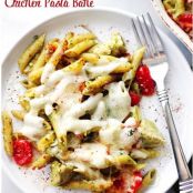 Spinach Pesto Chicken Bake
