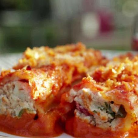 Smoked Chicken Cannelloni