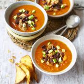 Mexican roast chicken & tomato soup