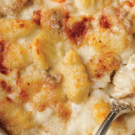 Gnocchi Gratin with Gorgonzola Dolce