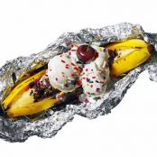 Grilled Banana Splits