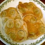Banana and Pecan Pancakes With Maple Butter