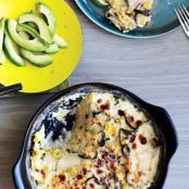 Poblano, Potato, and Corn Gratin