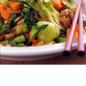 Vegetable-Peanut Stir-Fry