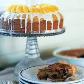 Pumpkin Cake with Cream Cheese Glaze