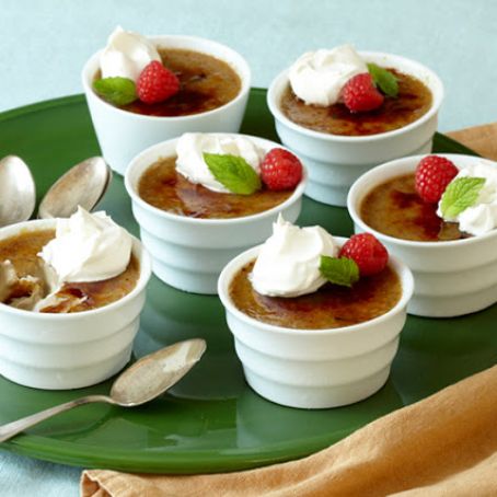 Coffee, Cinnamon, and Honey Crème Brûlée