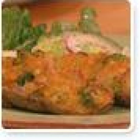 Broccoli And Cheese Potato Skins