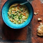 Pearl Barley Soup with Moscato