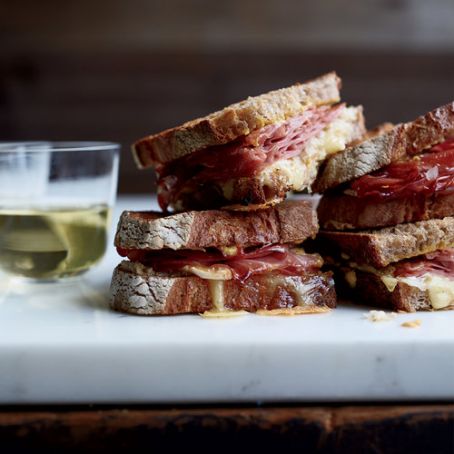 Mortadella Reubens with Lemon Aioli