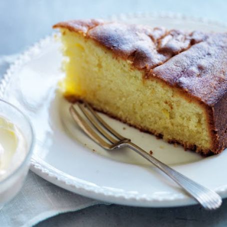 Olive Oil and Chardonnay Pound Cake with Citrus Vanilla Glaze