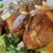 Slow Cooker Adobo Chicken with Bok Choy