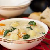 Crockpot Chicken Gnocchi Soup (Olive Garden)