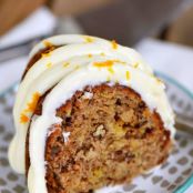 Hummingbird Bundt Cake with Cream Cheese Glaze