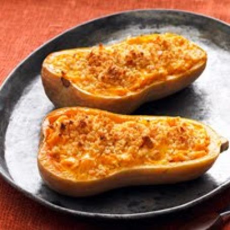Cheesy Stuffed Butternut Squash