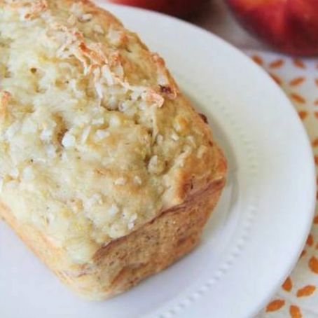 Peach Coconut Banana Bread