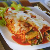 Spinach and Mushroom Enchiladas