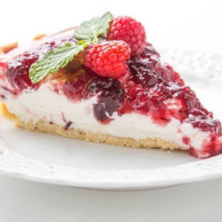 Cranberry Sour Cream Pie