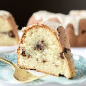CAKE - Sour Cream Coffee Cake with Brown Butter Glaze