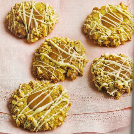 Caramel-Cashew Thumbprints