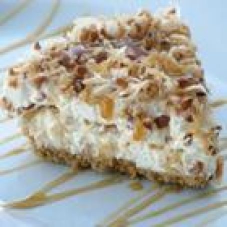 Coconut Caramel Drizzle Pie
