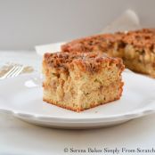 Apple Coffeecake with Cinnamon Brown Sugar Crumb