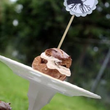 Chocolate Mousse Cream Puffs