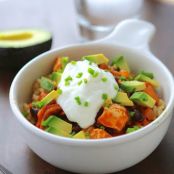 20-Minute Chicken Enchilada Bowls