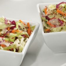 Coleslaw with Basil and Garlic Vinaigrette
