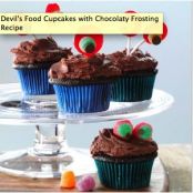 Devil's Food Cupcakes with Chocolaty Frosting Recipe