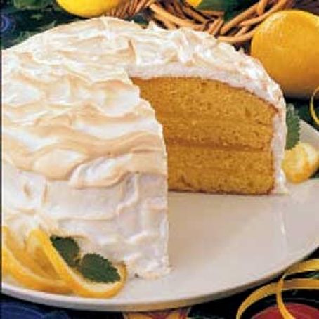 Lemon Meringue Cake