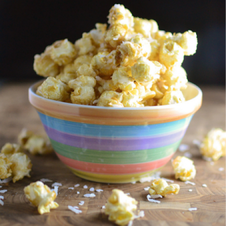 COCONUT CARAMEL POPCORN