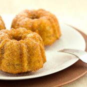Easy, Healthy, Mini Banana Bundt Cakes