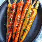 Maple Dijon Roasted Carrots