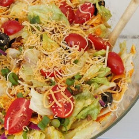 Crunchy Potluck Taco Salad
