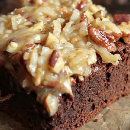 German Chocolate Brownies
