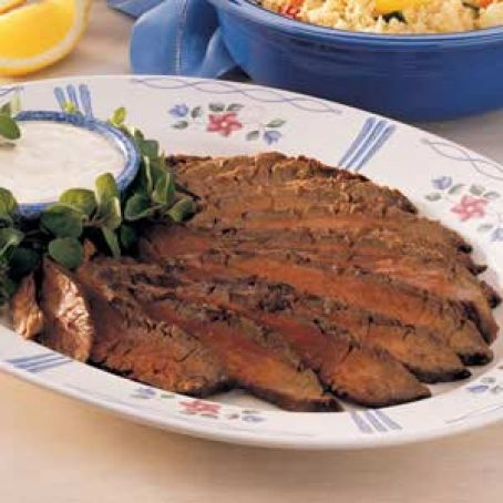 2002 Flank Steak with Horseradish Sauce