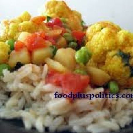 Curried Cauliflower Rice